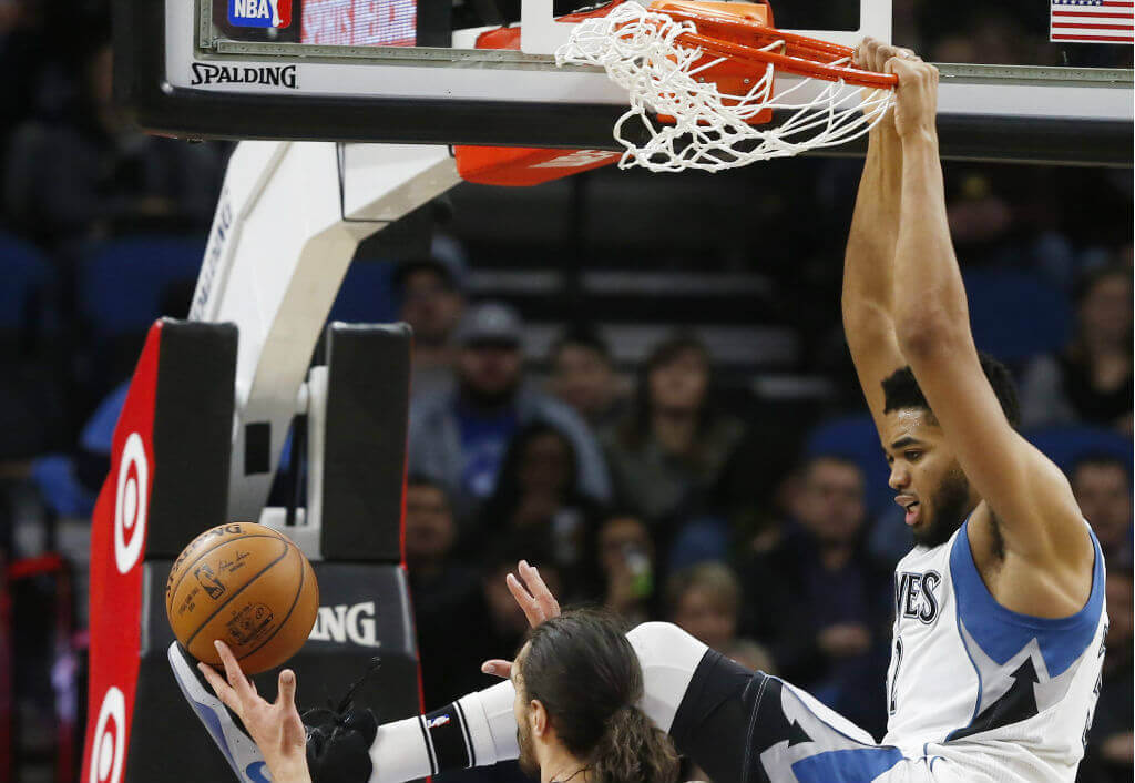 Karl-Anthony Towns' recent improvement can help the Timberwolves' betting odds once they face the Spurs
