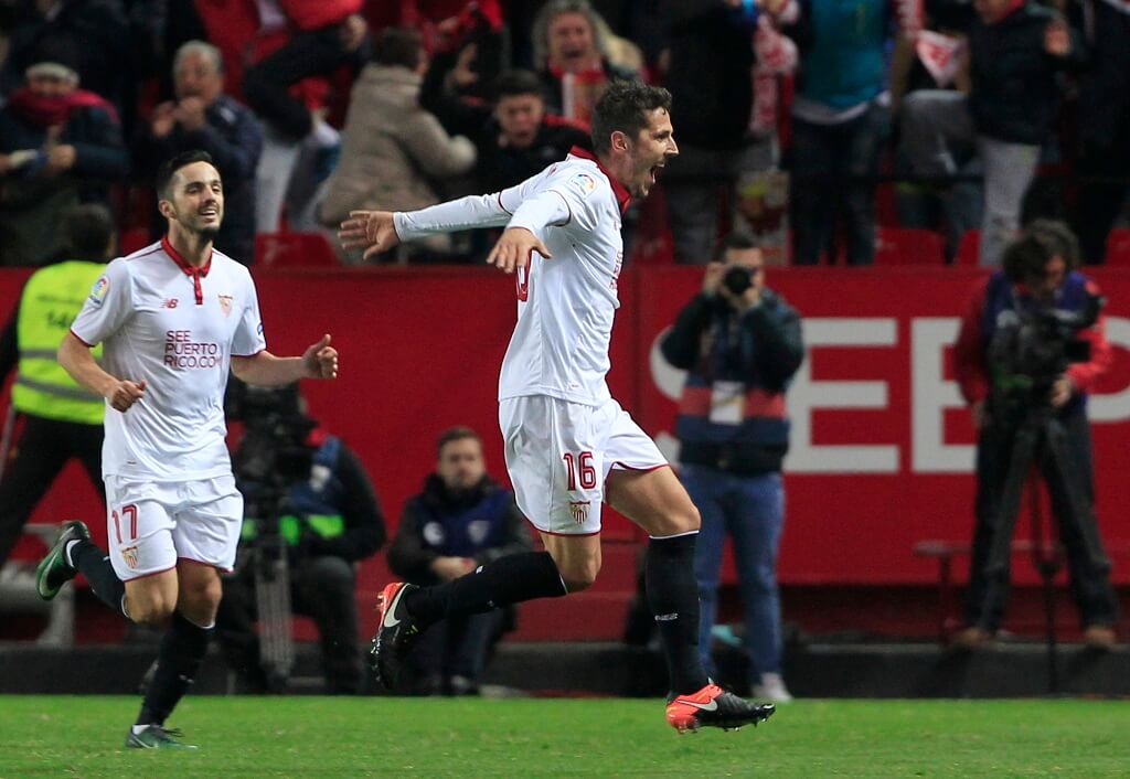 Betting odds are starting to favour Sevilla as tight title contenders after thrashing Real Madrid with a 2-1 win