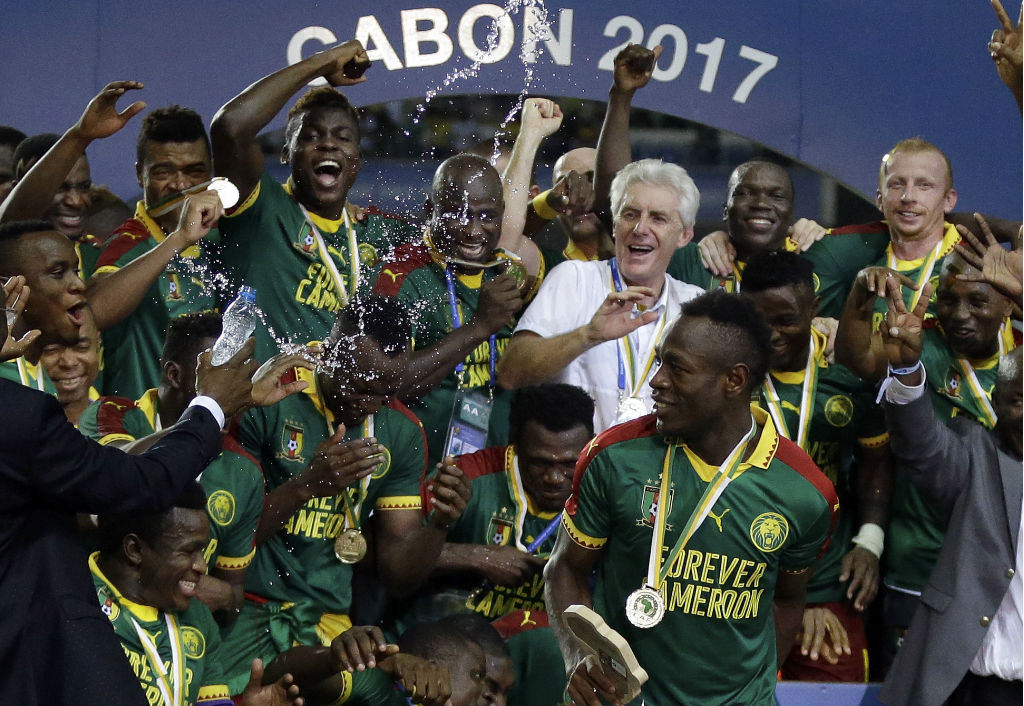 战胜埃及并赢得非洲杯后，喀麦隆登上网站头条。