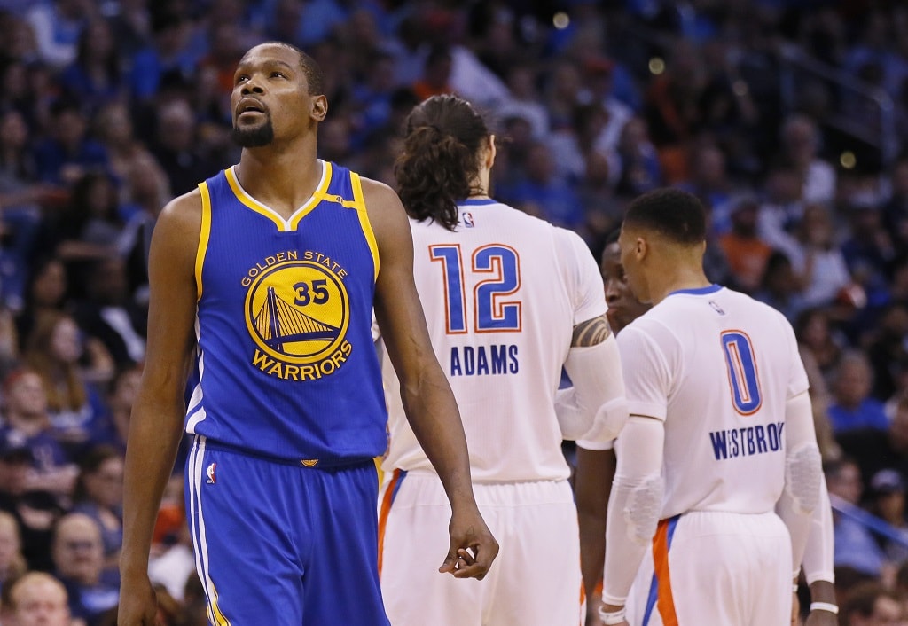 Online betting fanatics of OKC are upset with the team's recent defeat against Golden State Warriors