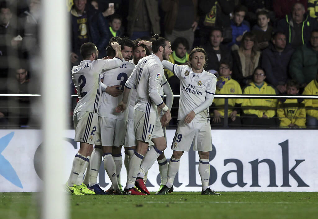 Real Madrid are constantly impressing online betting fanatics with their amazing comeback against Villarreal