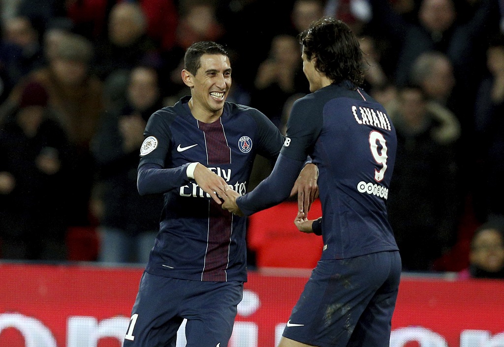 Angel Di Maria & Edinson Cavani eye to heat up live betting as they lead PSG to another pulverising win against Barcelona