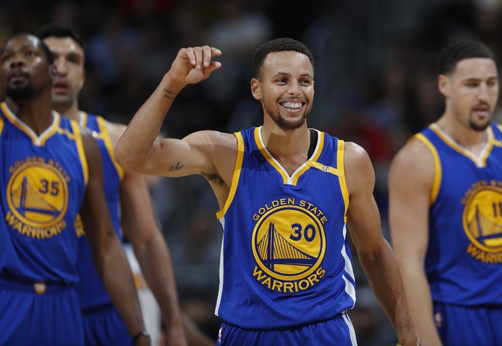 Klay Thompson and Steph Curry to keep sports betting fans happy as they lead the Warriors against the Celtics