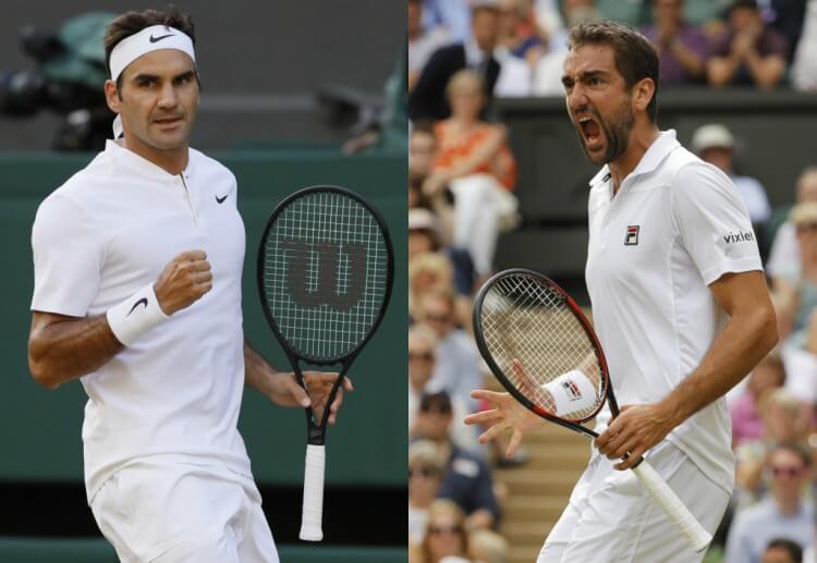 Bet online on Roger Federer in his quest to win his 8th Wimbledon title when he faces Marin Cilic in the final