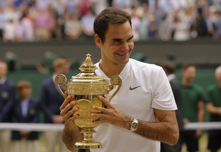 Betting websites are focused on Roger Federer as he wins historic eight Wimbledon championship