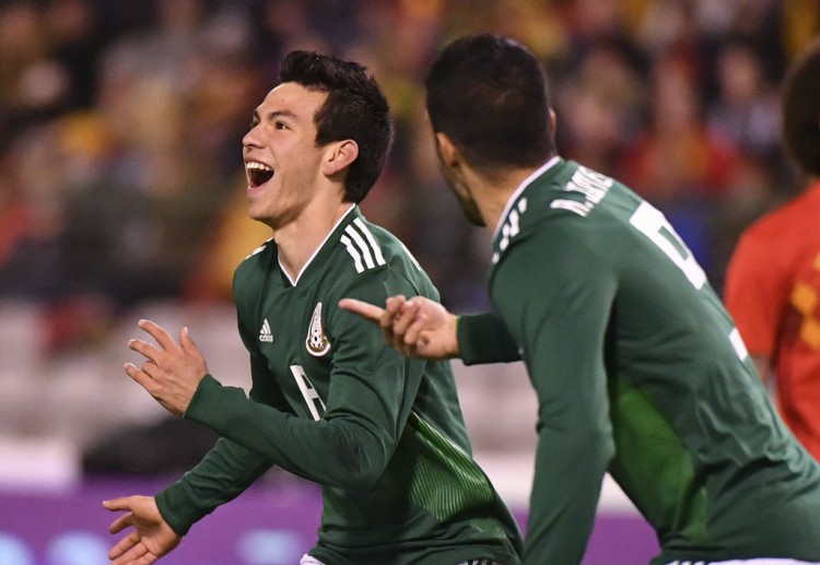 Hirving Lozano mencetak dua gol untuk Meksiko dalam penampilan taruhan langsung gemilang atas Belgia