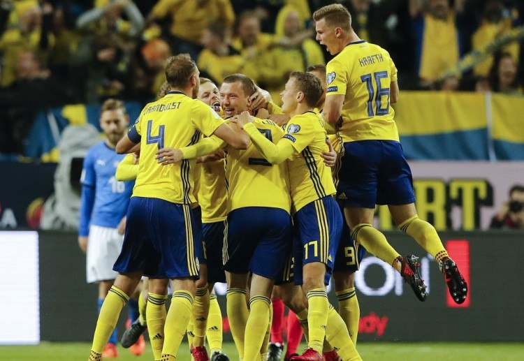 瑞典依靠约翰松的进球收获一场胜利，战胜了投注赔率看好的意大利