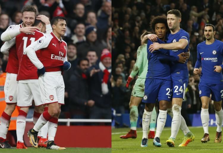 Bertaruh online dalam pertandingan Arsenal-Chelsea untuk tahun 2018 yang menjanjikan
