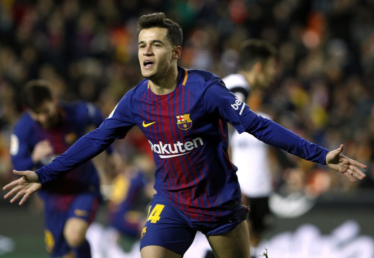 Philippe Coutinho impress football betting fans in Copa del Rey semis
