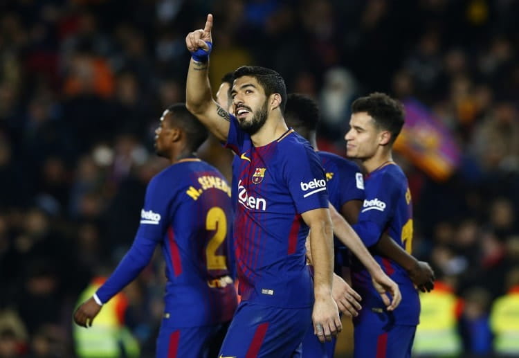 Untuk menyenangkan para penggemar taruhan olahraga Spanyol, Luis Suarez mencetak hat-trick untuk membawa Barcelona unggul atas Girona