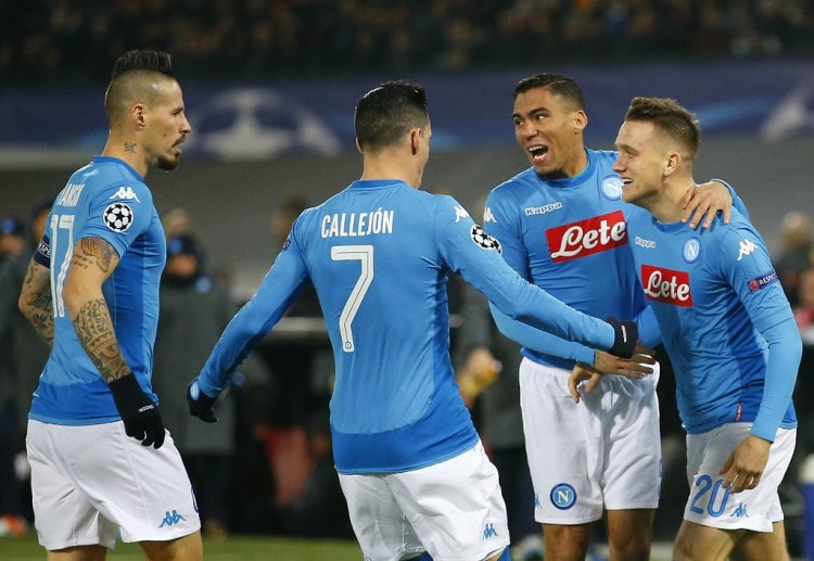 Napoli are four points ahead of betting odds rivals Juventus, following their 0-5 win at Cagliari