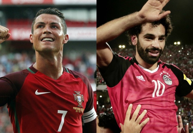 Live betting fans are excited to see Cristiano Ronaldo battles against Mohamed Salah in the international friendly