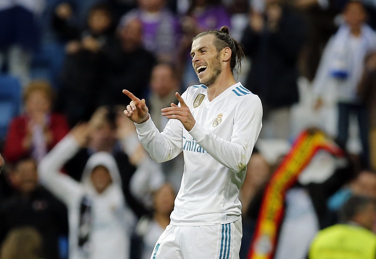 Gareth Bale mencetak gol ke-18 bagi Real Madrid