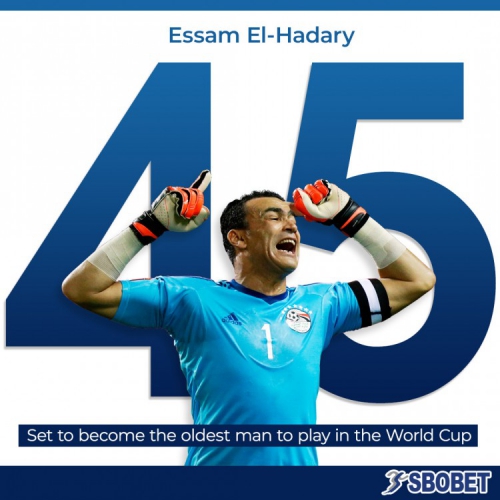 SBOBET Blog: Essam El-Hadary is set to become the oldest man to play in the World Cup 2018