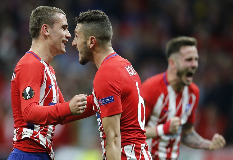  Kemampuan Antoine Griezmann diuji dalam pertadningan final Liga Europa.