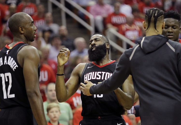 James Harden looks to defy top betting sites suggestions by leading Houston Rockets in dominating Oracle Arena at Game 3