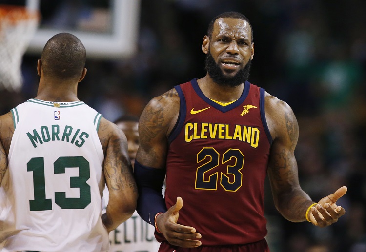 LeBron James desperately eyes to turn basketball betting odds around and claim the victory against Celtics at Game 2