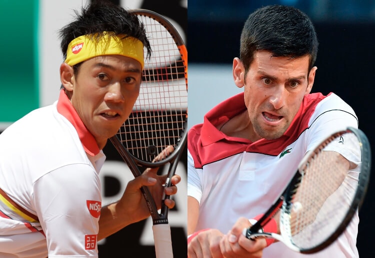 Novak Djokovic sets up a Roman showdown with Kei Nishikori at betting websites