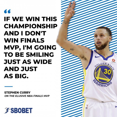 SBOBET Blog: Steph Curry dismisses the importance of winning the NBA Finals MVP