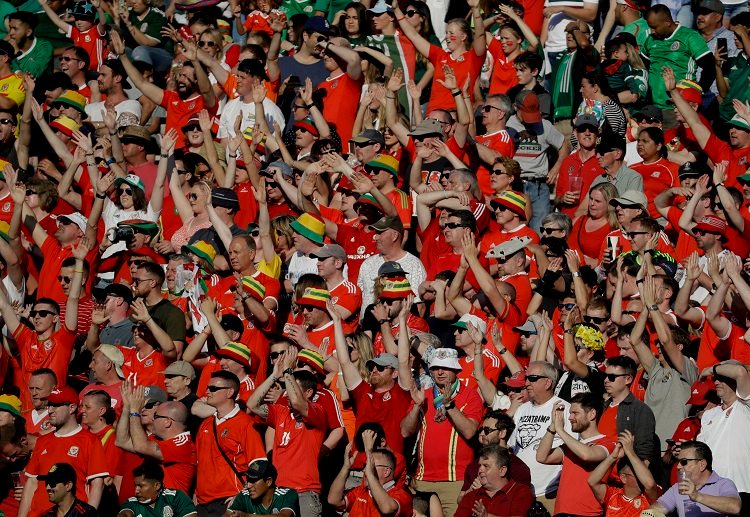 Wales fans continue to support their team despite missing out the FIFA World Cup 2018 in Russia