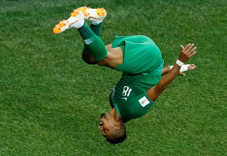 Al Dawsari's celebration one of saudi Arabia vs Egypt highlights