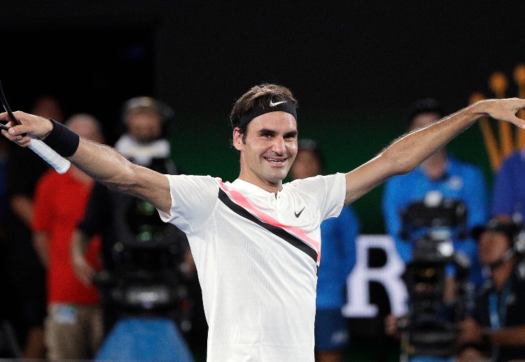 Judi tenis Roger Federer