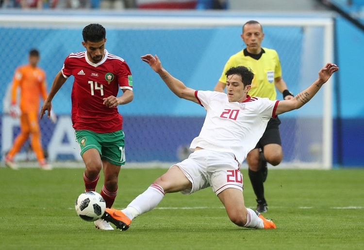Sardar Azmoun will hope to get on the scoresheet as he leads Iran in their FIFA 2018 match against Spain