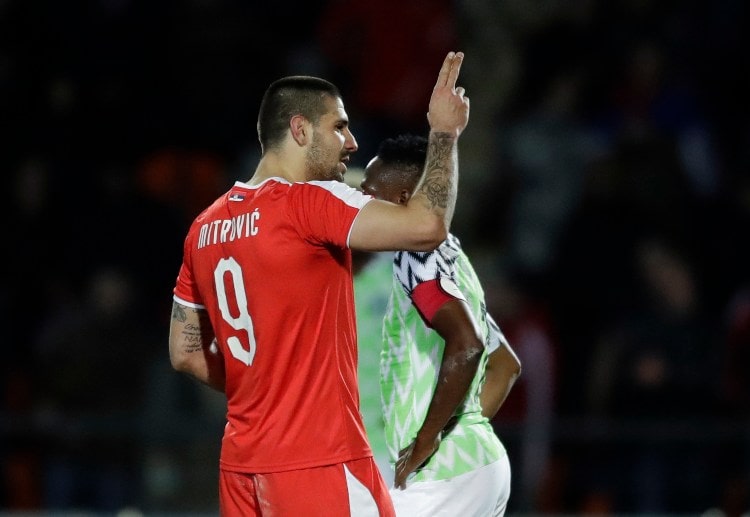 Striker Serbia Aleksandar Mitrovic Piala Dunia 2018