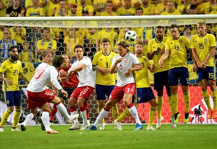 国际友谊赛比分：世界杯参赛球队瑞典和丹麦0-0战平