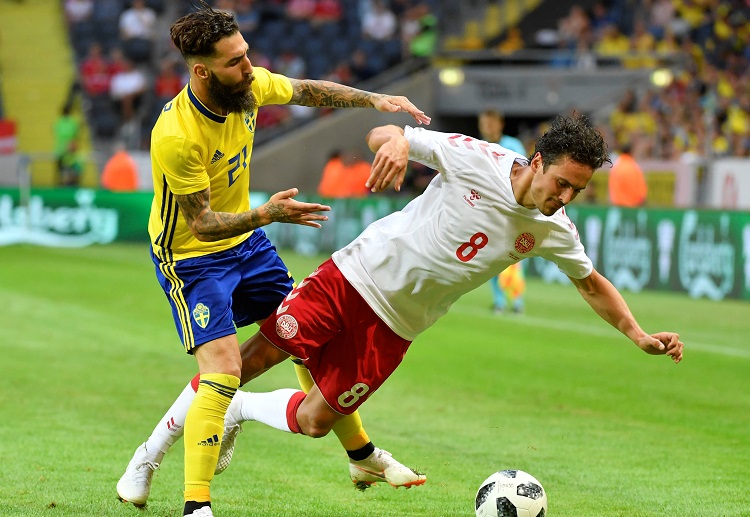 Thomas Delaney fails to seal a goal for Denmark which lead to 0-0 International Friendly results with Sweden