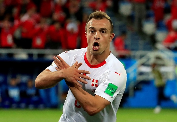 Xherdan Shaqiri hopes to play for Switzerland when they face Costa Rica in World Cup 2018