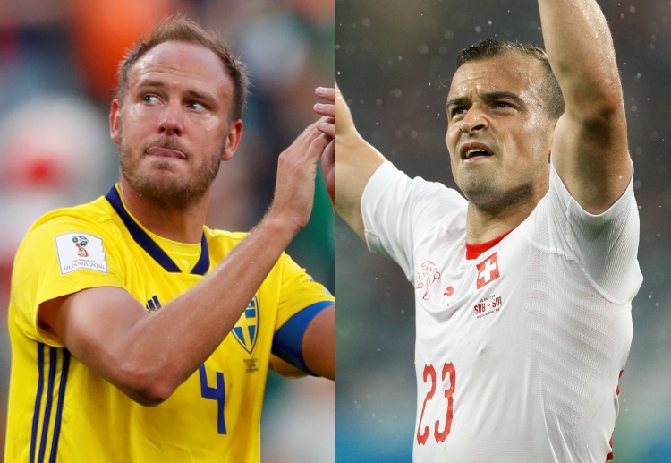 World Cup 2018 betting will heat up as Sweden face Switzerland in World Cup Round of 16