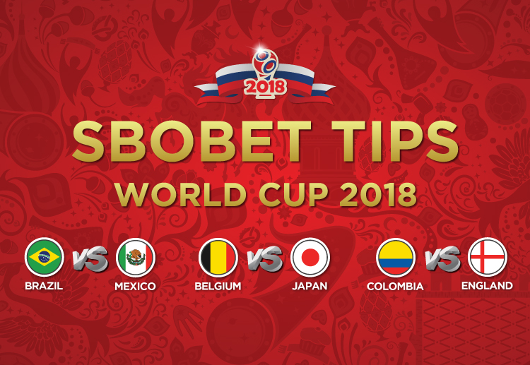 SBOBET betting tips point at Brazil and Belgium to win while a thrilling game is expected at Colombia vs England