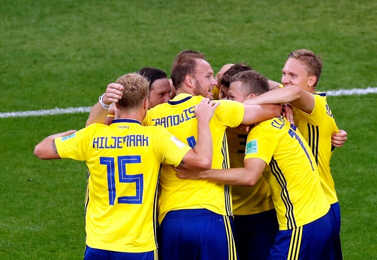 Sweden are backed to win over Switzerland in their World Cup 2018 game at Saint Petersburg Stadium