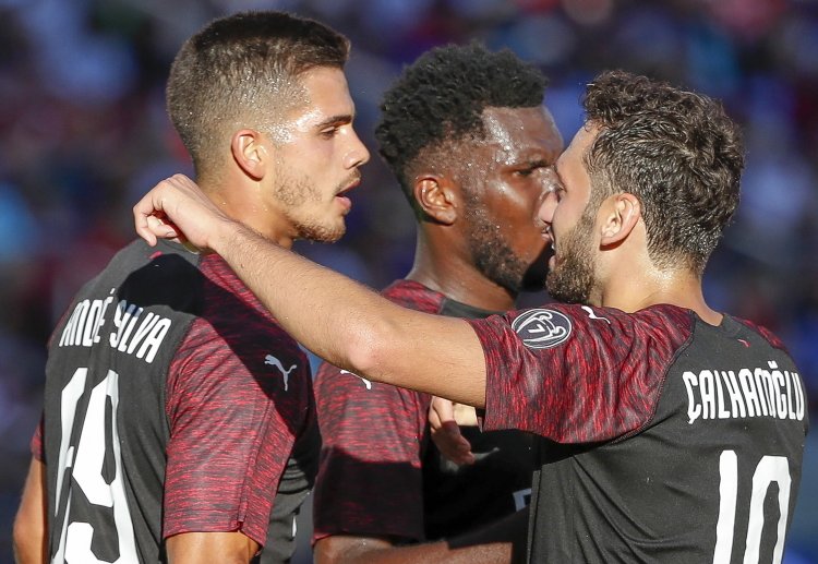 Andre Silva hits a last-minute goal to lead AC Milan to victory against Barcelona in ICC 2018