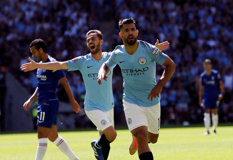 Sergio Aguero helps Manchester City win the Community Shield by scoring a brace against Chelsea