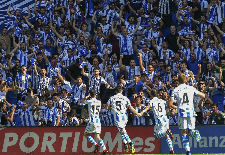 Real Sociedad fans are delighted with the club's early lead against Barcelona in La Liga Week 4