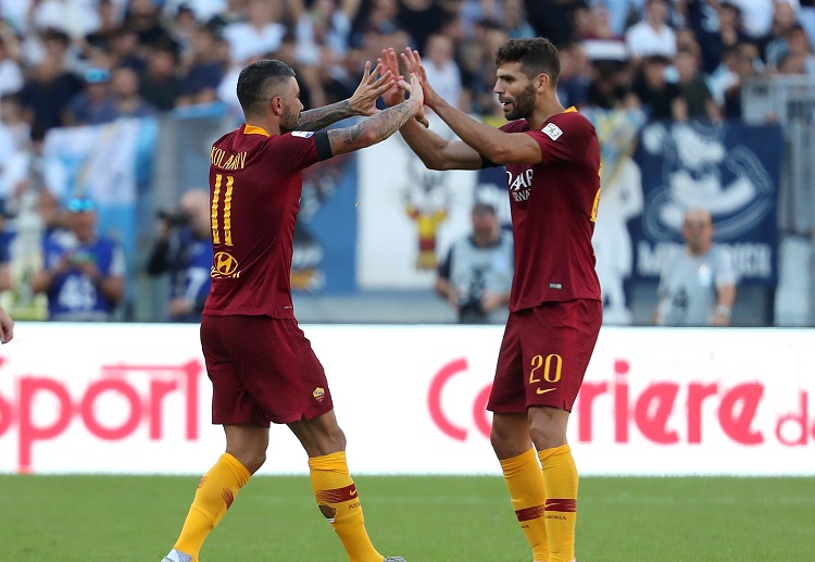 Aleksandar Kolarov  score Roma's second goal in Serie A match vs Lazio