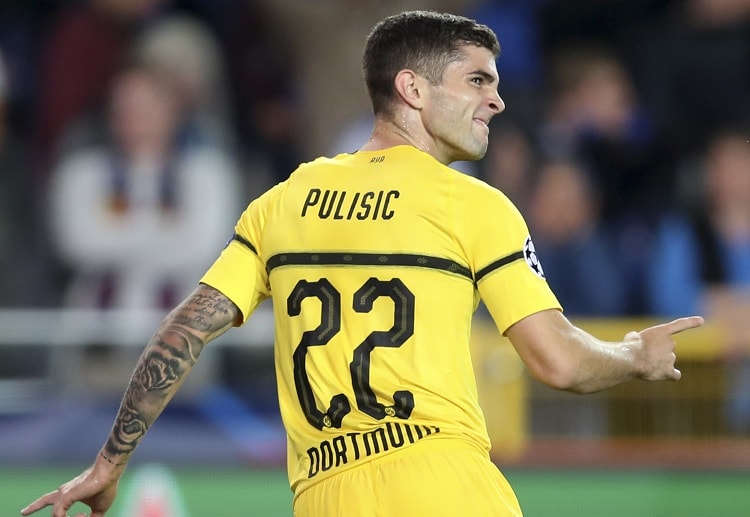 Pulisic membuat taruhan Liga Champions dimenangkan bettor Dortmund