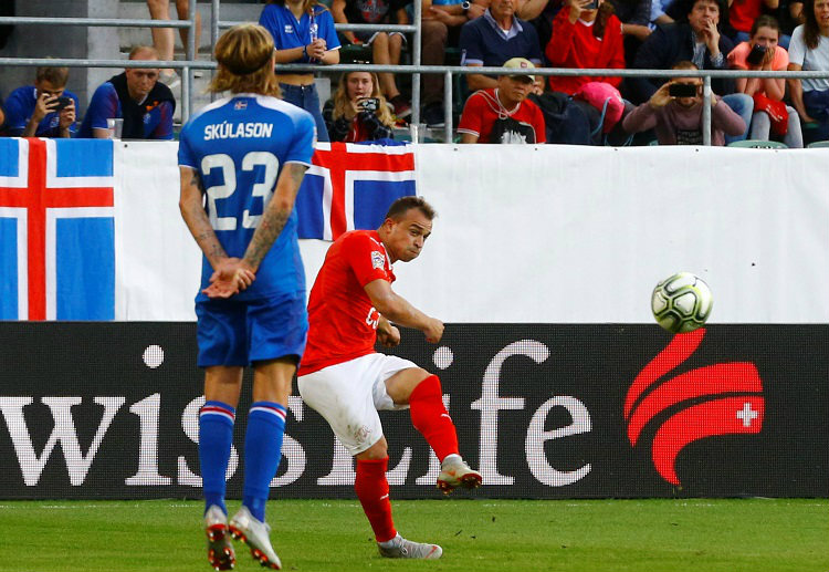 Xherdan Shaqiri's curving free kick, one of Switzerland vs Iceland Highlights