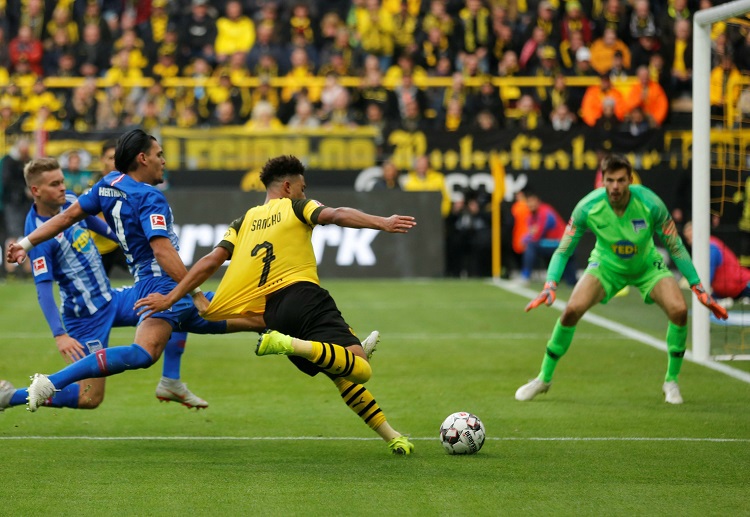 Jadon Sancho has now scored five goals this Bundesliga 2018-2019 season
