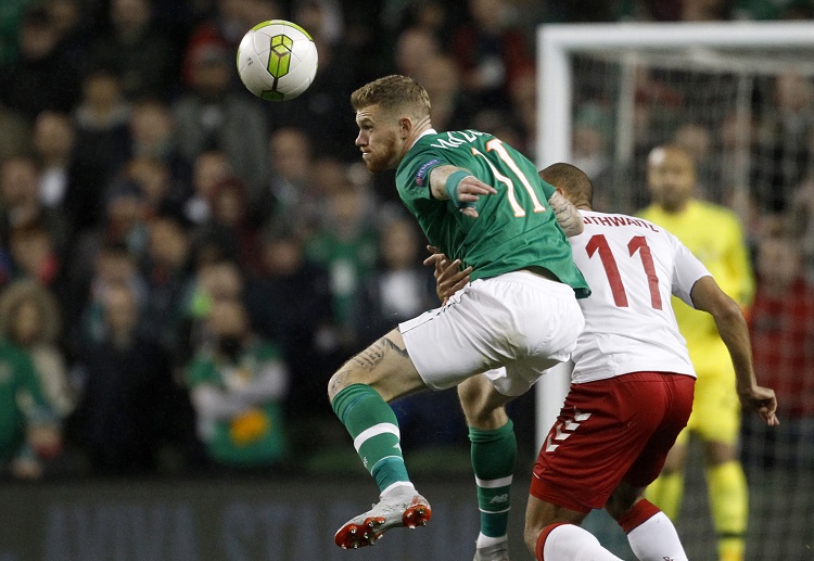 James McClean believes Ireland should have the last minute penalty in their UEFA Nations League clash with Denmark