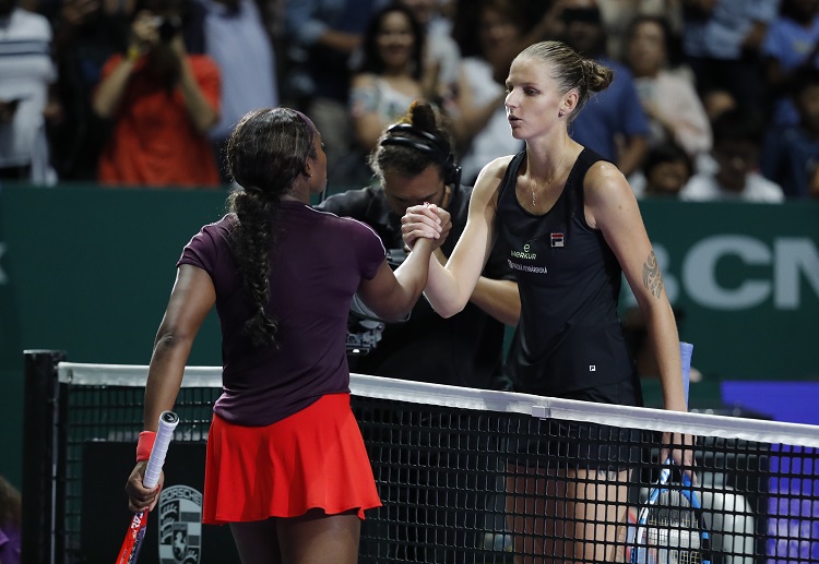 Sloane Stephens defeated Karolina Pliskova in the semis at WTA Finals
