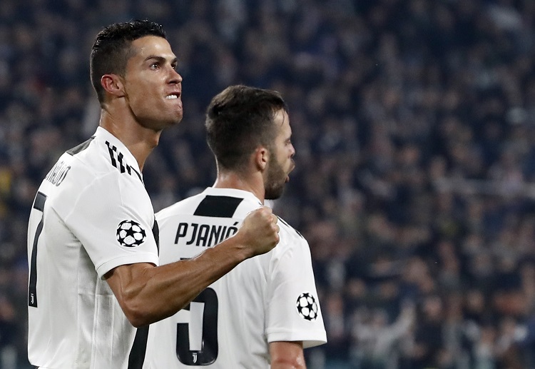 Juventus star Cristiano Ronaldo ended his Champions League goal drought