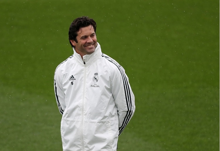 Real Madrid interim manager Santiago Solari is preparing the team to their next La Liga match