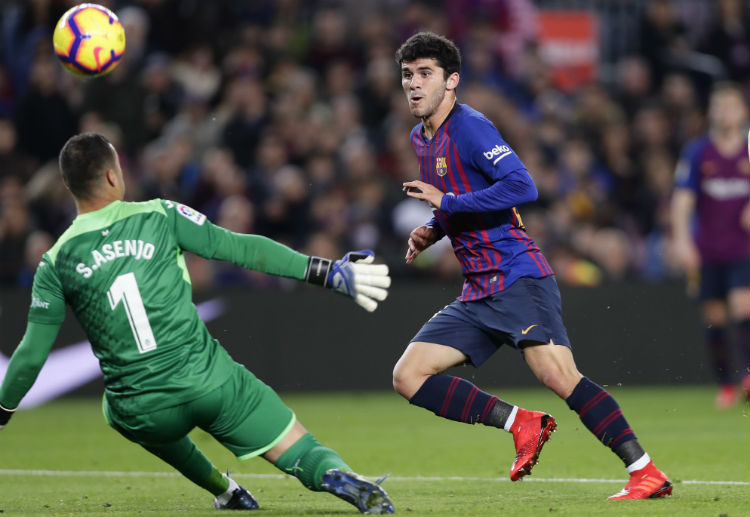 La Liga: Barcelona youngster Carles Alena chipped Sergio Asenjo