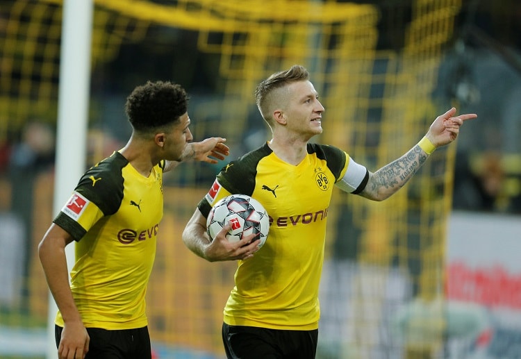 Borussia Dortmund’s Marco Reus and Jadon Sancho are vital in the offence to win the Revierderby in Bundesliga
