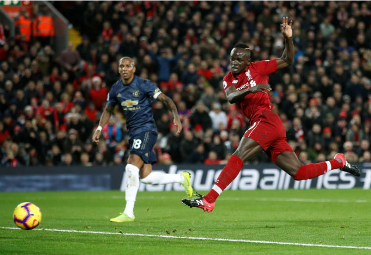 Premier League: Sadio Mane in action for Liverpool against Manchester United