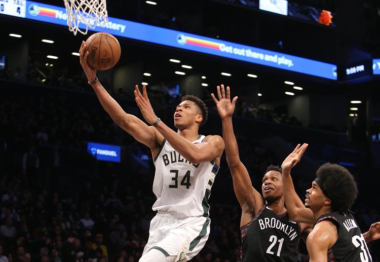 Giannis Antetokounmpo brings Milwaukee Bucks to another NBA win against the Nets with triple-double registers