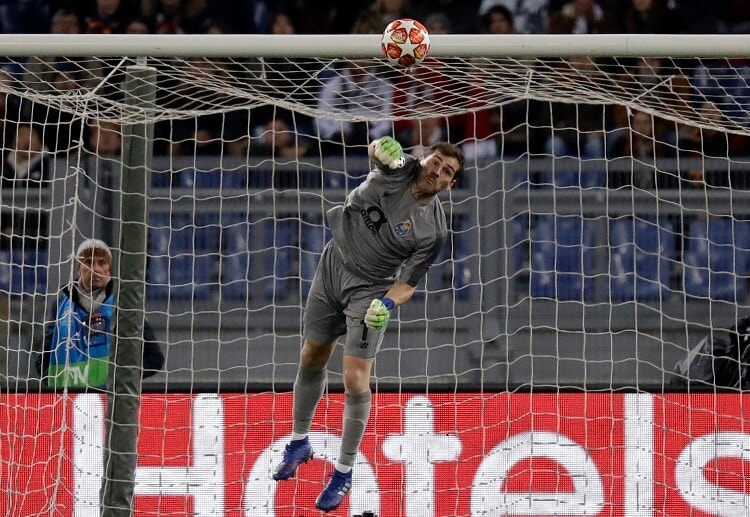 Porto veteran Iker Casillas in action during a Champions League match against Roma